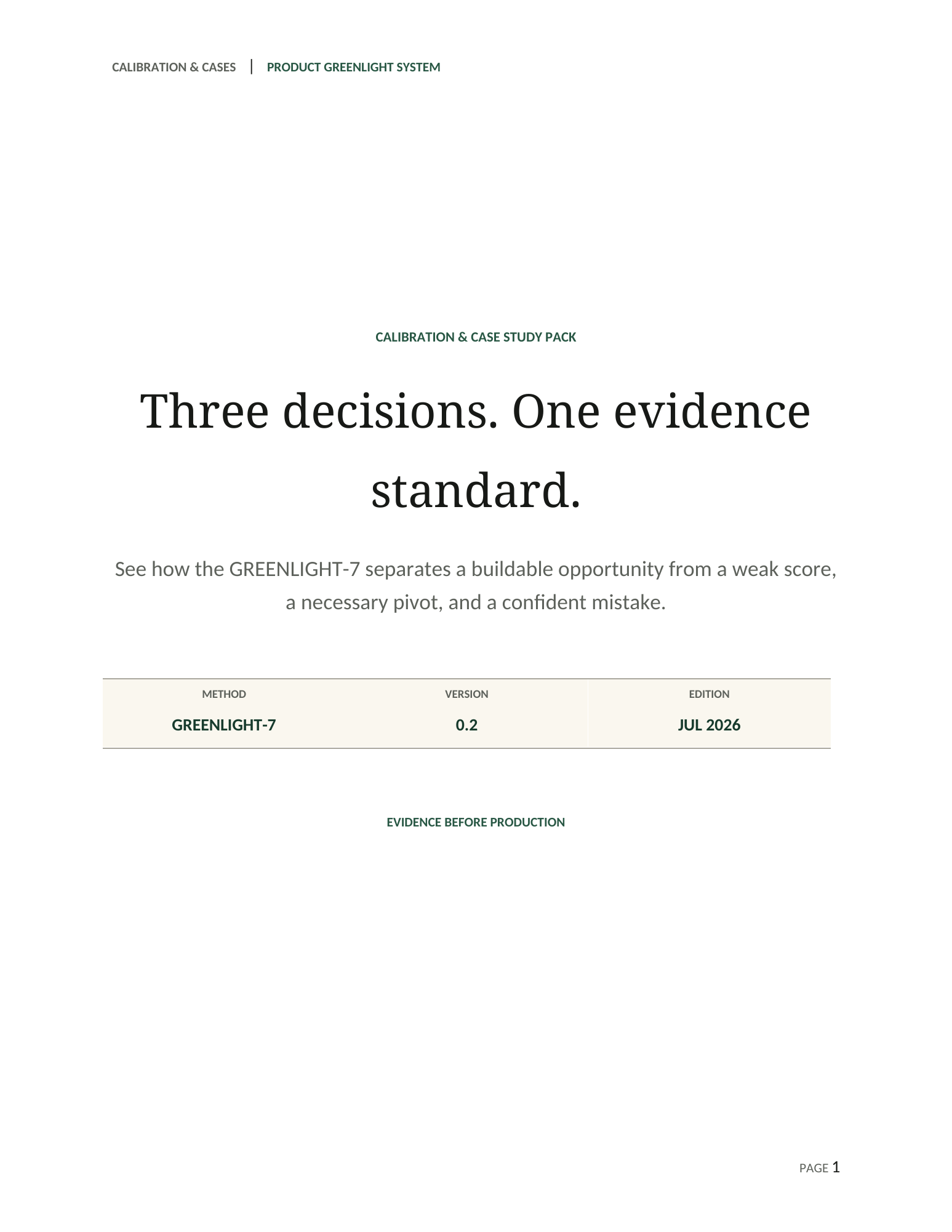 Calibration & Case Studies preview